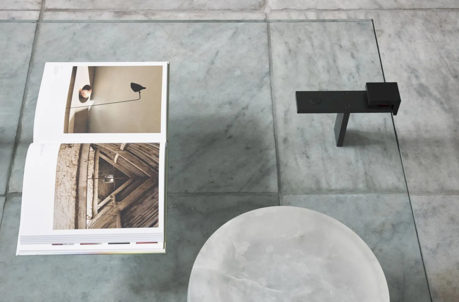 Design Salontafels-Gelderland 7920 Salontafel Zwart, Transparant