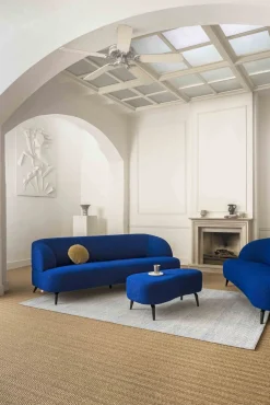 Zitbanken-Montèl 40-1 3-Zitsbank Kobalt