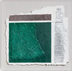 Wanddecoraties-COCO maison Abstract Parchment A Wanddecoratie Groen