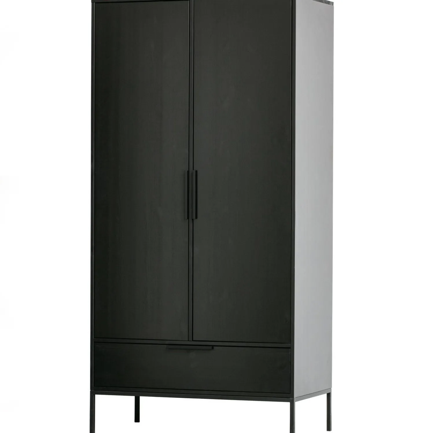Opbergkasten|Opbergkasten-WOOOD Adam Opbergkast Black