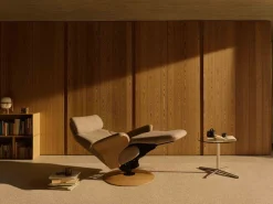 Leren Fauteuils|Relaxfauteuils-Stressless Adam Relaxfauteuil Mist