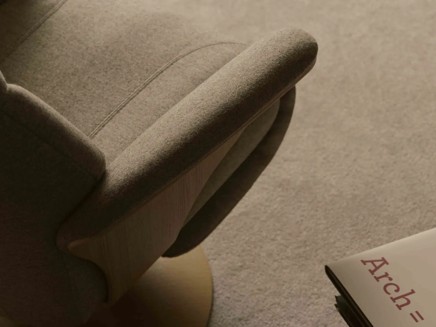 Leren Fauteuils|Relaxfauteuils-Stressless Adam Relaxfauteuil Mist