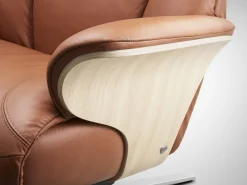 Leren Fauteuils|Relaxfauteuils-Stressless Adam Relaxfauteuil Mist