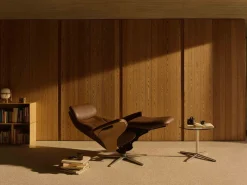 Leren Fauteuils|Relaxfauteuils-Stressless Adam Relaxfauteuil Mist