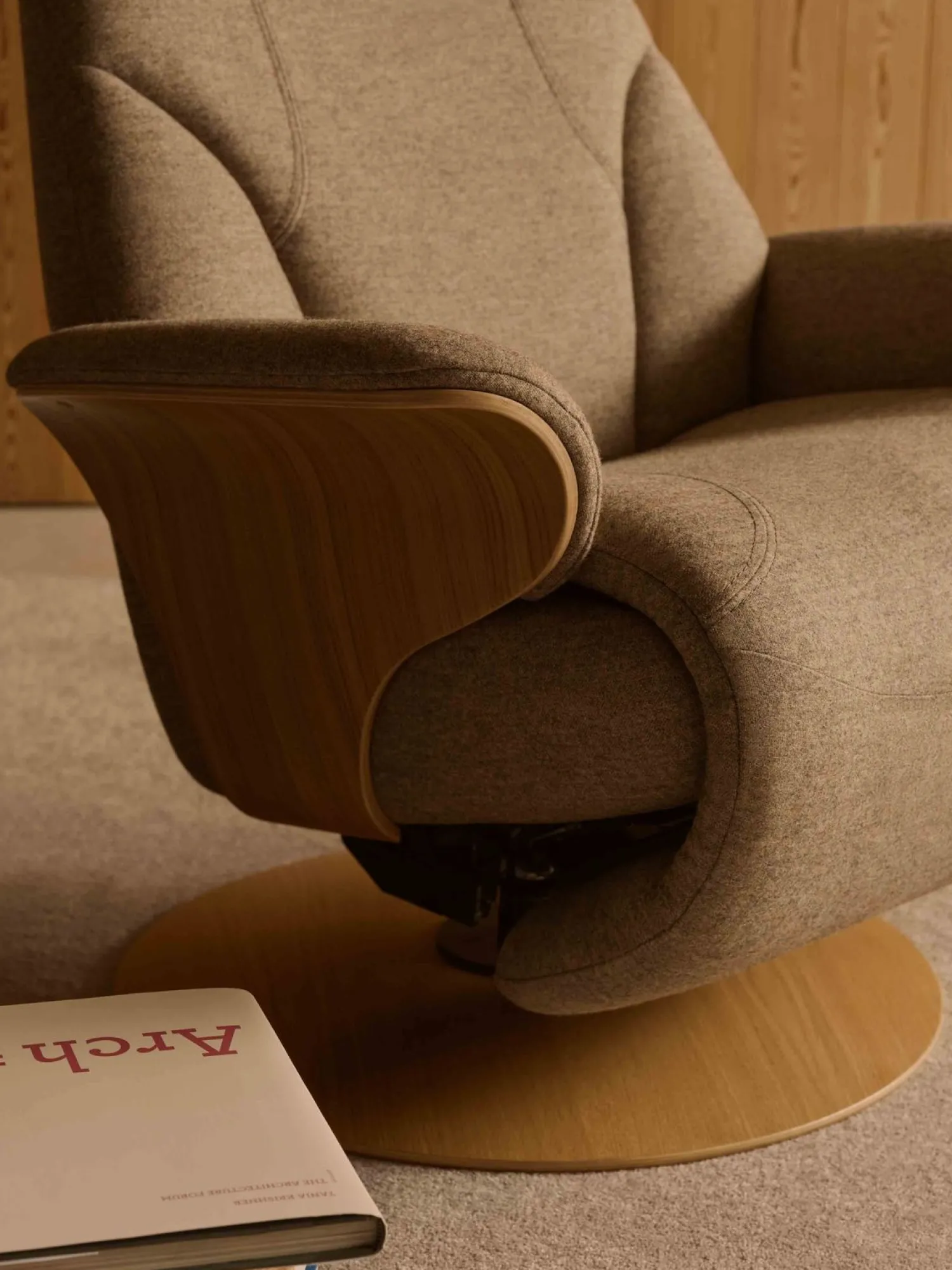 Leren Fauteuils|Relaxfauteuils-Stressless Adam Relaxfauteuil Mist