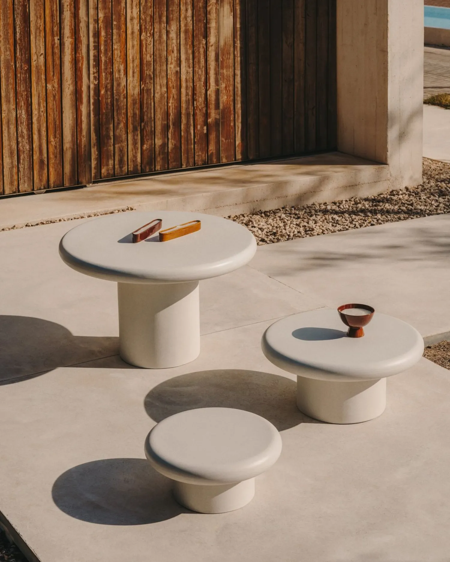 Tuintafels|Ronde Eettafels-Kave Home Addaia Eettafel Wit