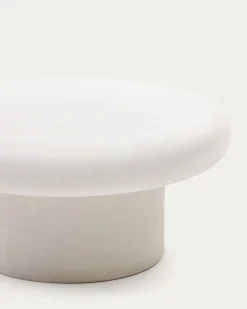 Tuintafels-Kave Home Addaia Salontafel Wit