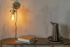 Wandlampen|Wandlampen-Dutchbone Aden Wandlamp Brass