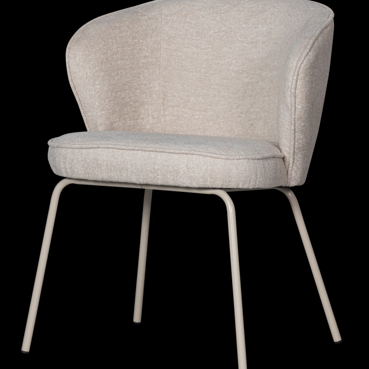 Eetkamerstoelen Met Armleuning-WOOOD Admit Eetkamerstoel Pebble