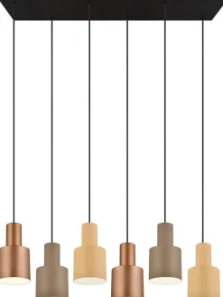Hanglampen|Hanglampen-Trendhopper Agudo Hanglamp Bruin