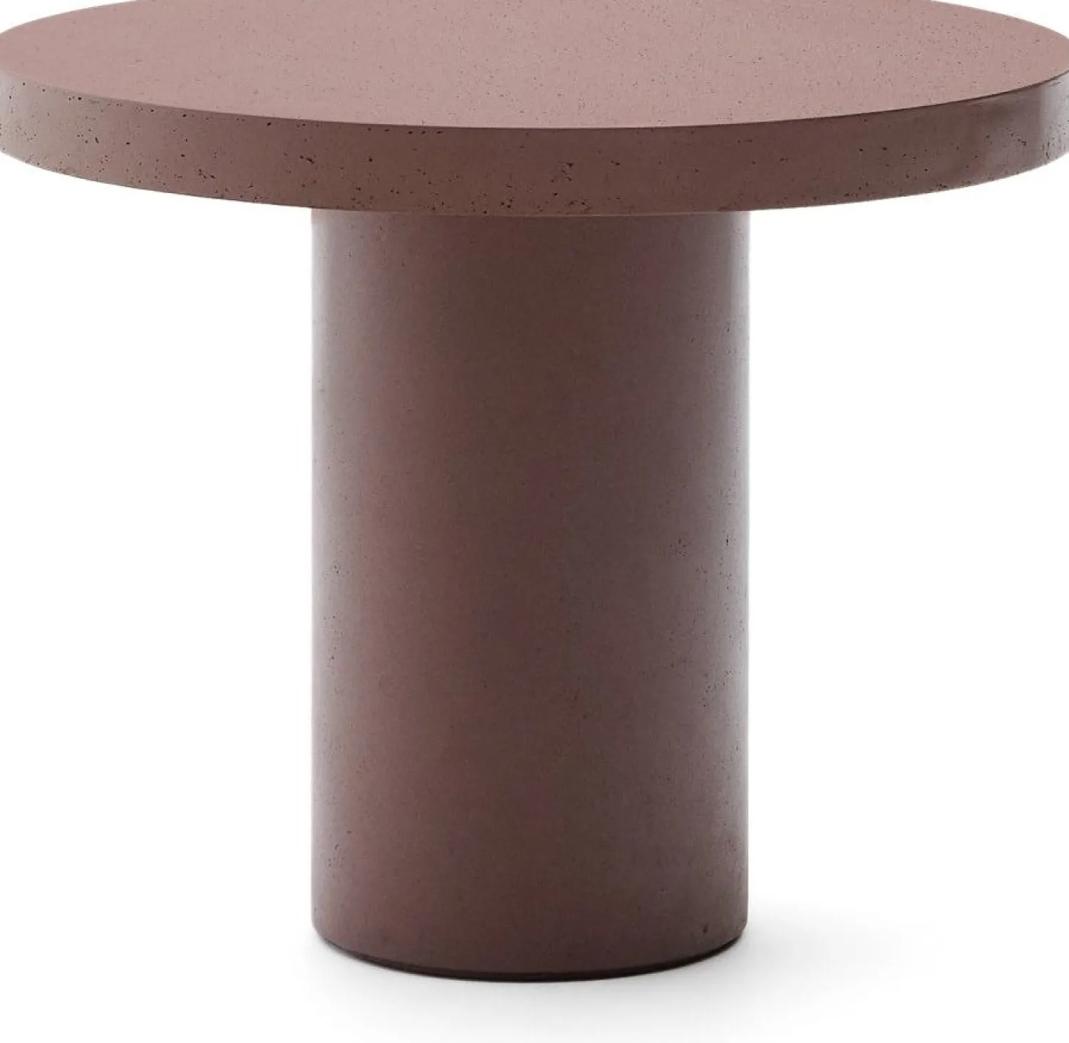 Ronde Eettafels-Kave Home Aiguablava S Tuintafel Terracotta
