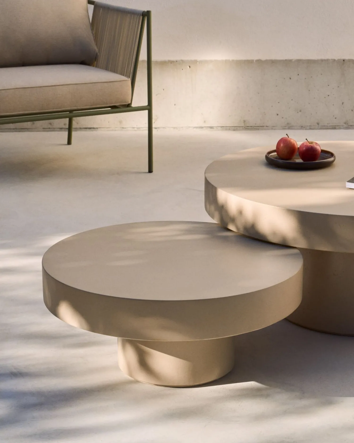 Tuintafels-Kave Home Aiguablava Salontafel Beige