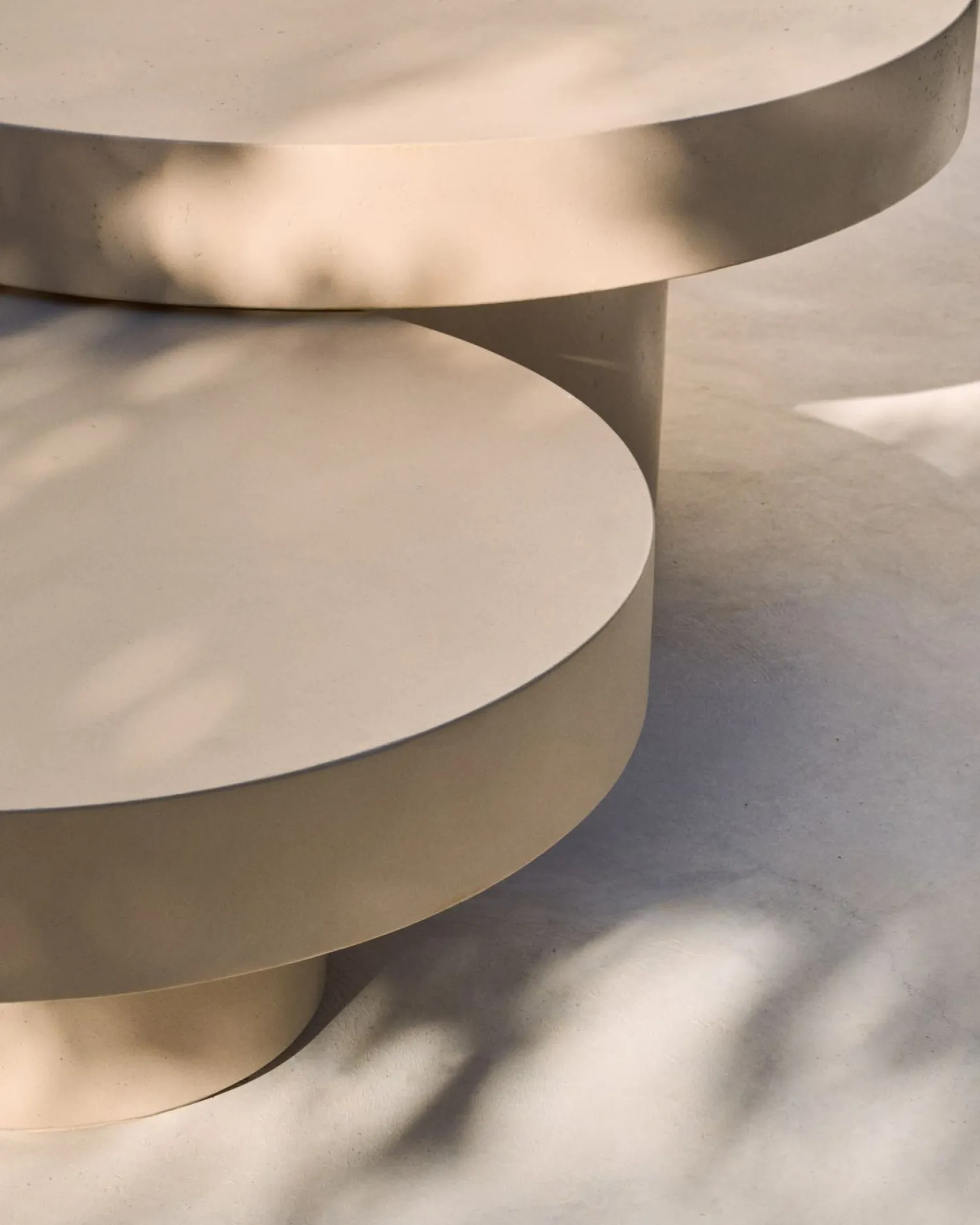 Tuintafels-Kave Home Aiguablava Salontafel Beige
