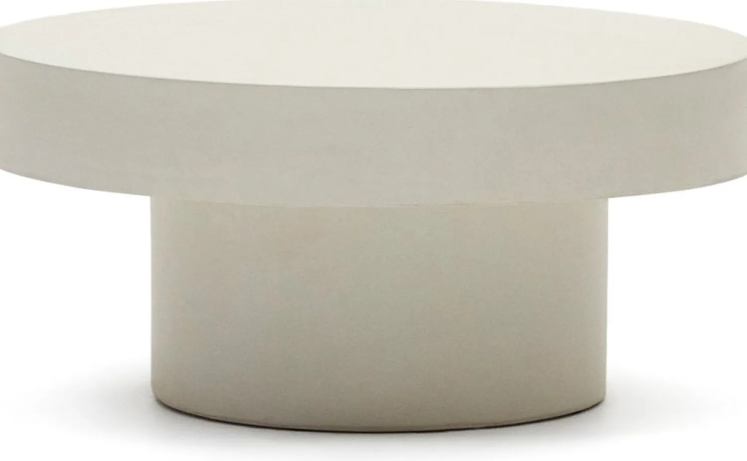 Tuintafels|Ronde Salontafels-Kave Home Aiguablava Salontafel Wit