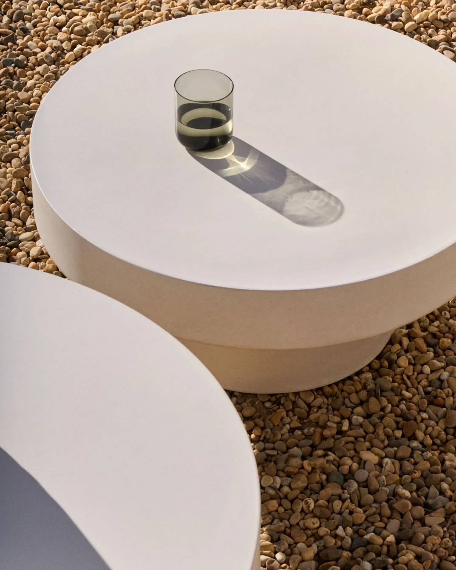 Tuintafels|Ronde Salontafels-Kave Home Aiguablava Salontafel Wit