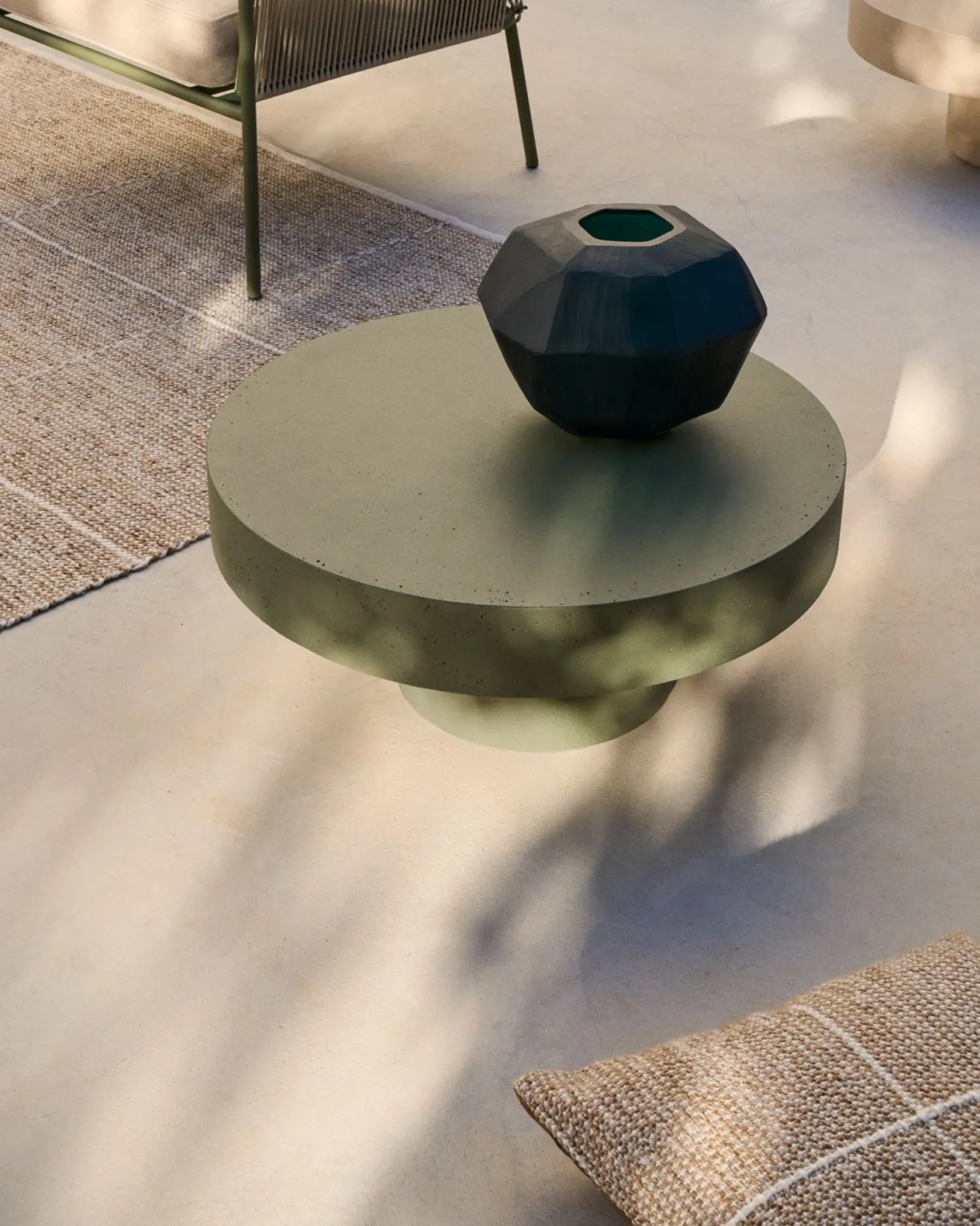 Ronde Salontafels-Kave Home Aiguablava Salontafel Groen