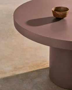 Tuintafels|Ronde Eettafels-Kave Home Aiguablava Tuintafel Terracotta