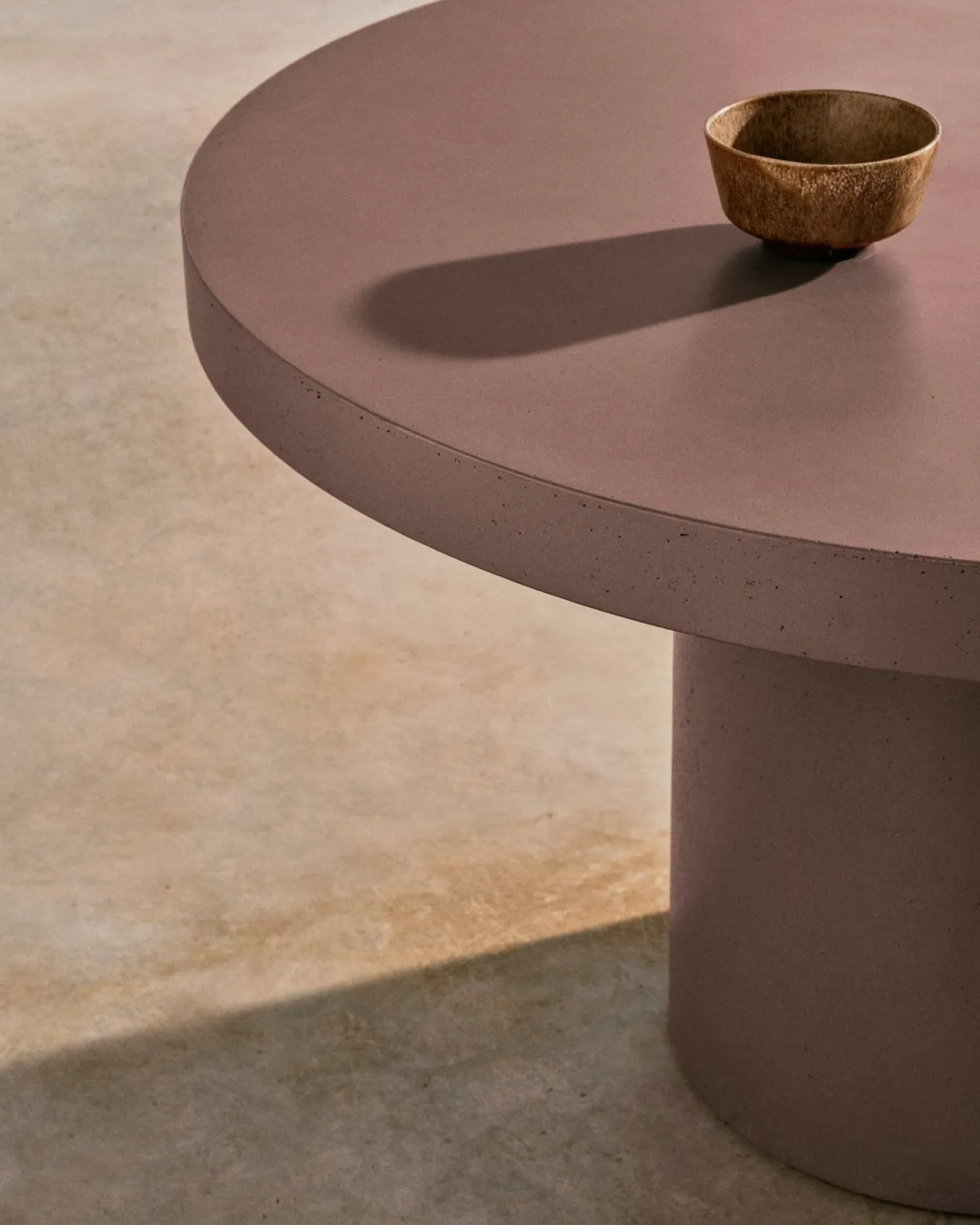 Tuintafels|Ronde Eettafels-Kave Home Aiguablava Tuintafel Terracotta