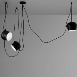 Moderne Hanglampen|Moderne Hanglampen-Flos Aim Hanglamp zwart