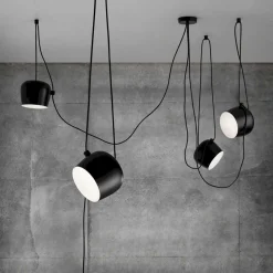 Moderne Hanglampen|Moderne Hanglampen-Flos Aim Hanglamp zwart