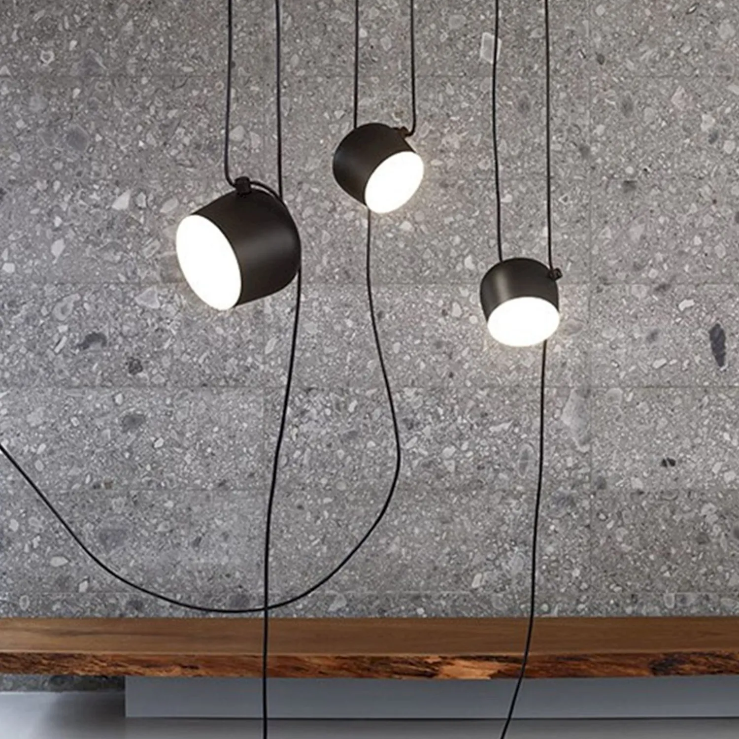 Moderne Hanglampen|Moderne Hanglampen-Flos Aim Hanglamp zwart