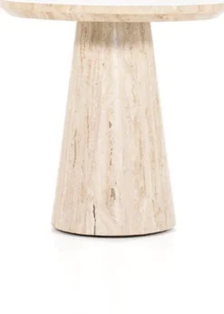 Ronde Bijzettafels-Eleonora Aime Bijzettafel Beige