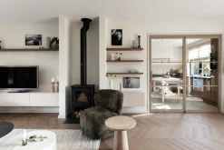 Ronde Bijzettafels-Eleonora Aime Bijzettafel Beige