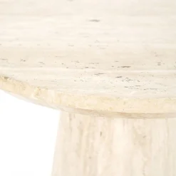 Ronde Bijzettafels-Eleonora Aime Bijzettafel Beige