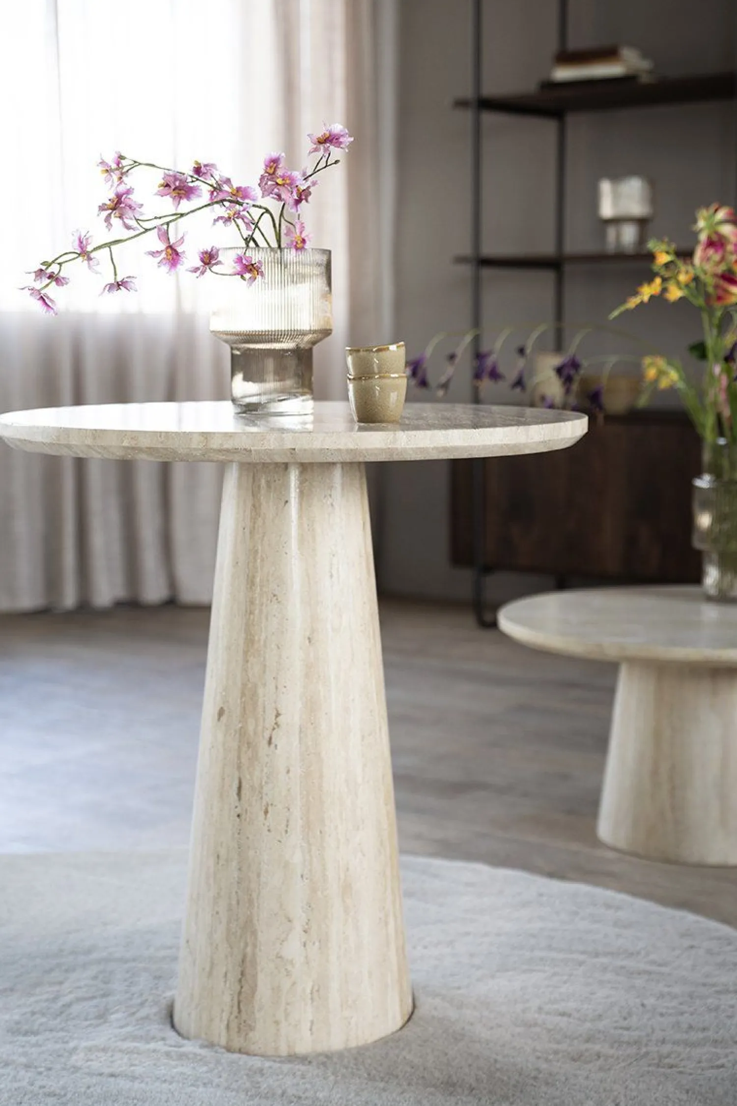 Ronde Eettafels-Eleonora Aime Bistrotafel Beige