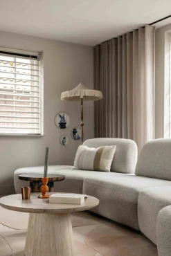 Ronde Salontafels-Eleonora Aime Salontafel Beige