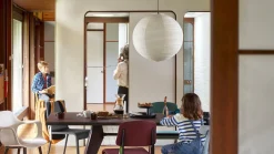 Design Hanglampen|Design Hanglampen-Vitra Akari 55A Hanglamp Wit