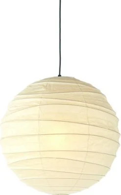 Design Hanglampen|Design Hanglampen-Vitra Akari 55D Hanglamp Wit