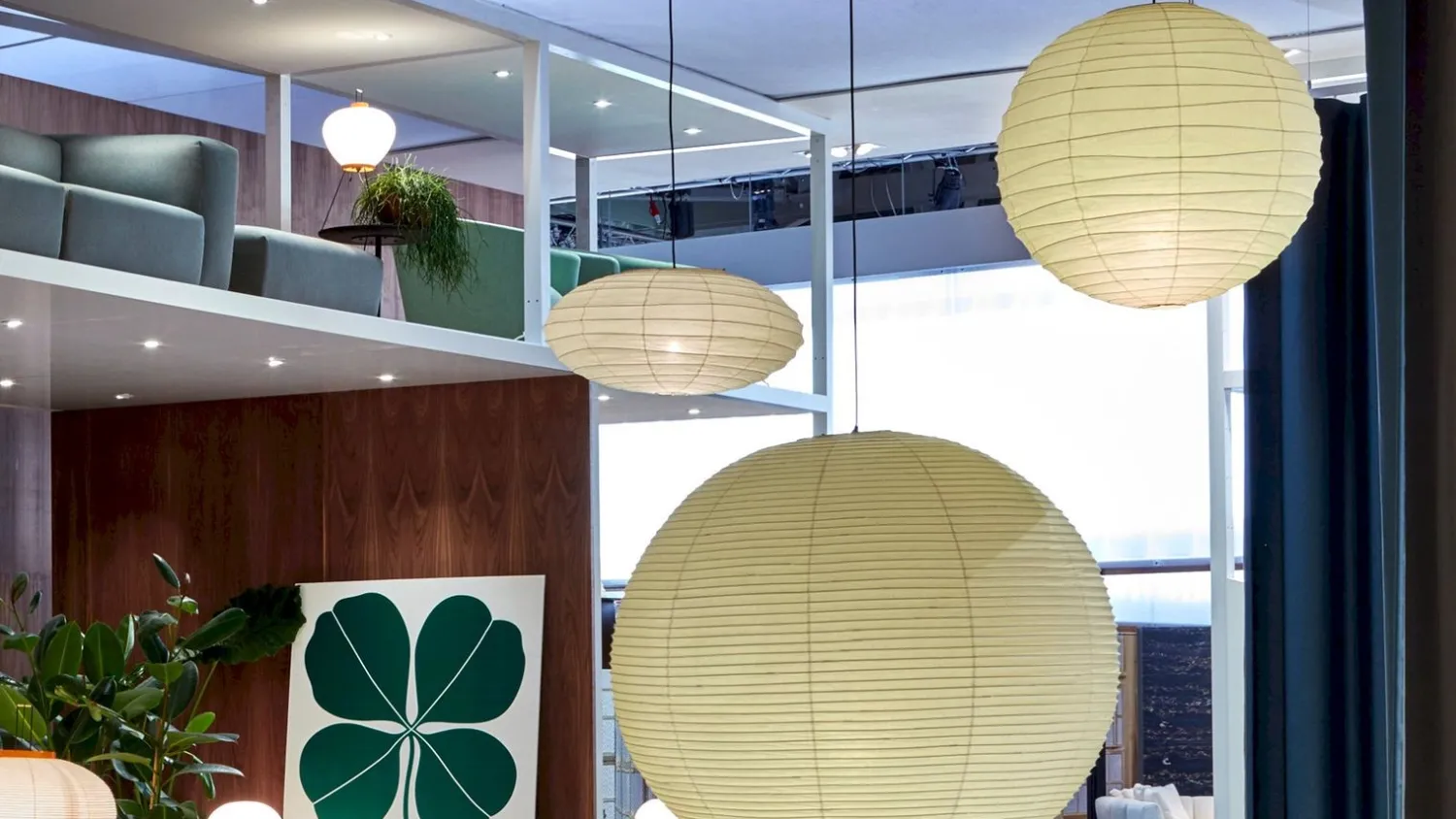 Design Hanglampen|Design Hanglampen-Vitra Akari 70EN Hanglamp Wit
