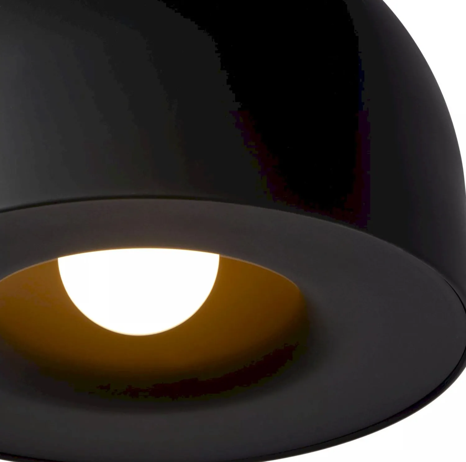 Moderne Hanglampen|Moderne Hanglampen-Lucide Akron Hanglamp Zwart