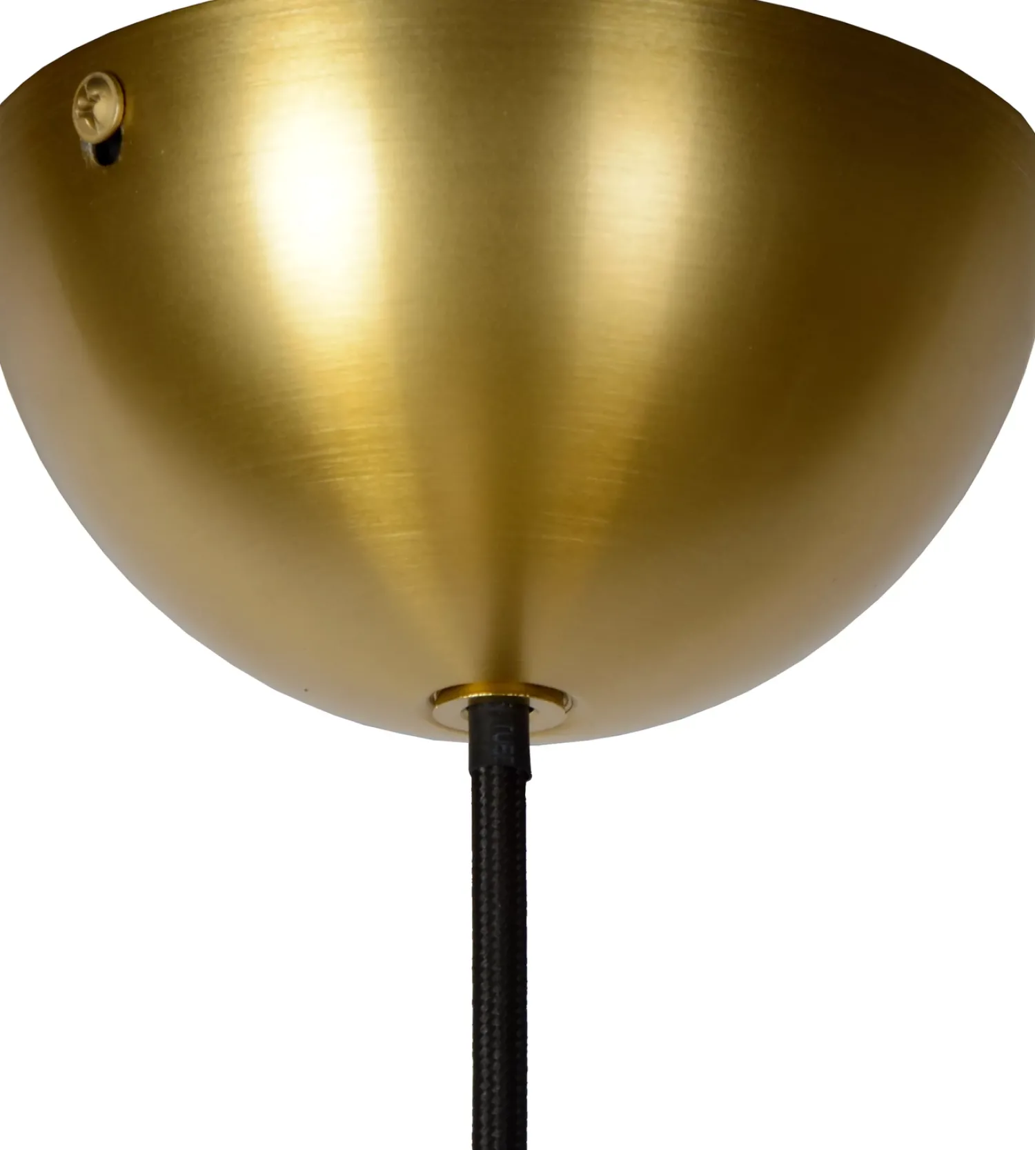 Hanglampen|Hanglampen-Lucide Akron Hanglamp Goud Messing
