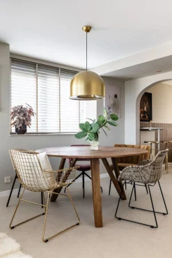 Hanglampen|Hanglampen-Lucide Akron Hanglamp Goud Messing