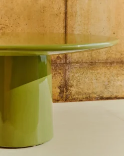 Tuintafels|Ronde Salontafels-Kave Home Albanella Salontafel Groen
