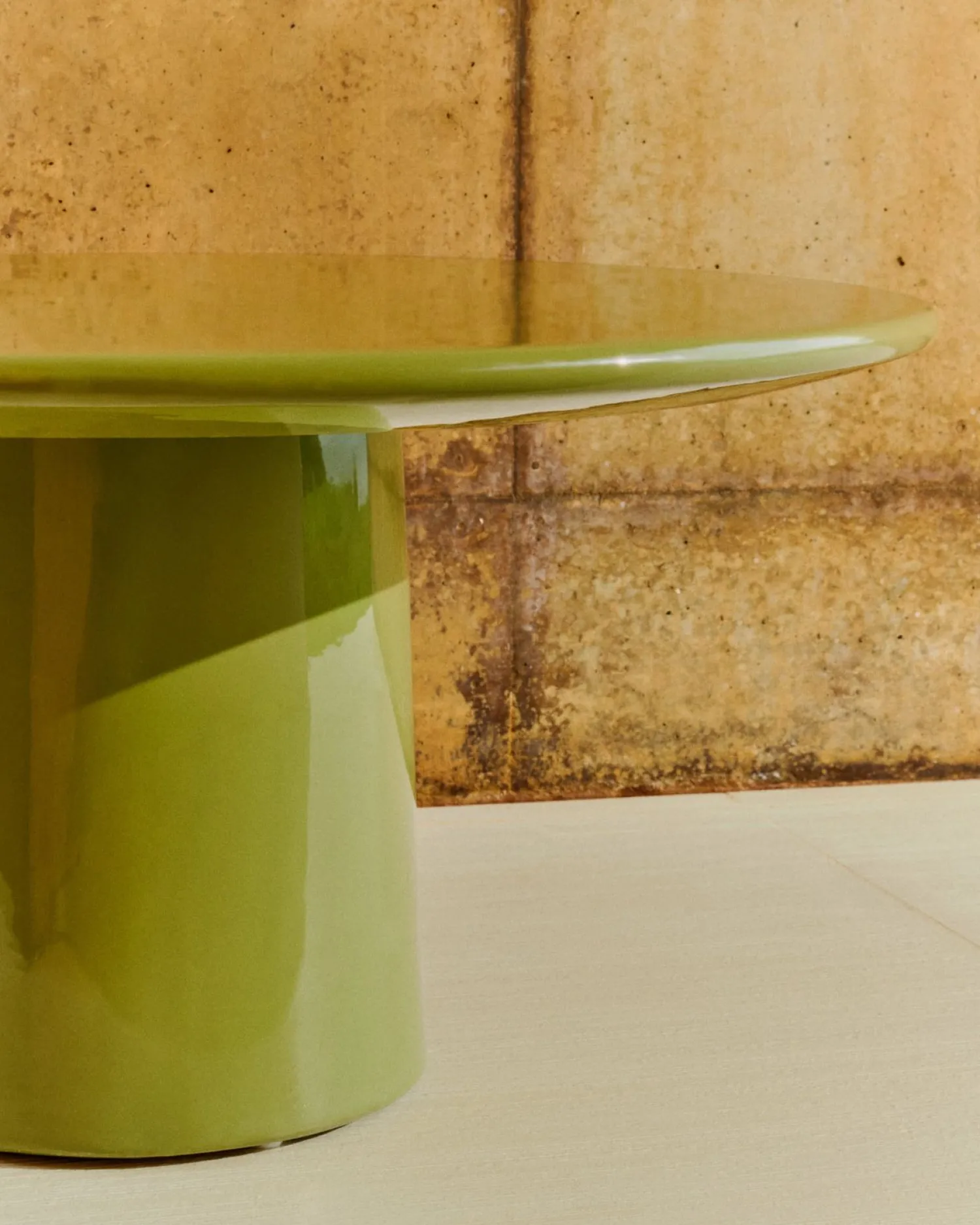 Tuintafels|Ronde Salontafels-Kave Home Albanella Salontafel Groen