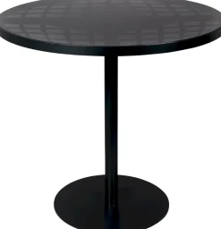 Ronde Bijzettafels-Zuiver Albert Garden Bijzettafel Black