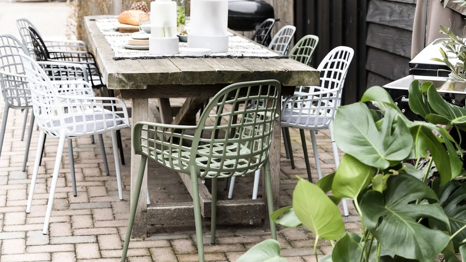 Tuinstoelen|Kuipstoelen-Zuiver Albert Kuip Garden (set van 2) Eetkamerstoel White