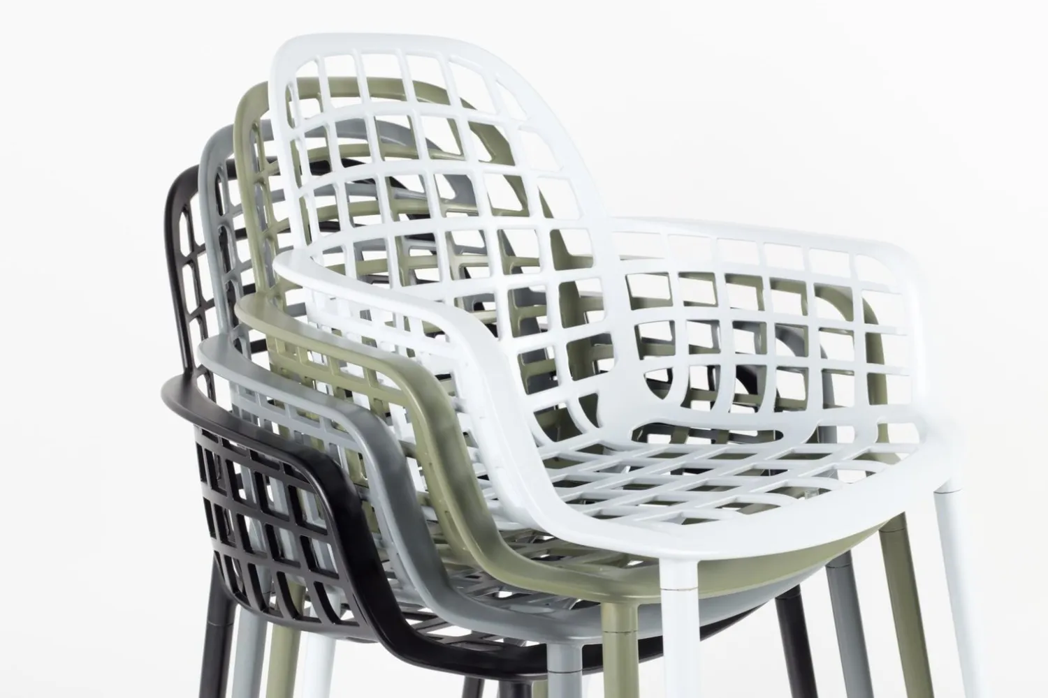 Tuinstoelen|Kuipstoelen-Zuiver Albert Kuip Garden (set van 2) Eetkamerstoel White