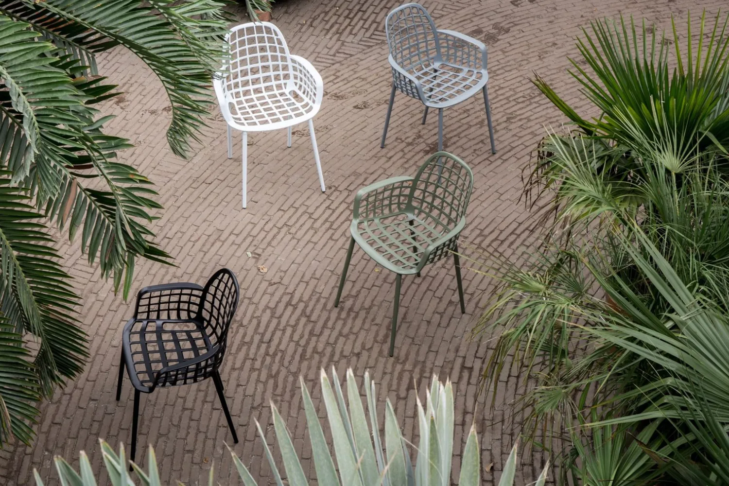 Tuinstoelen|Kuipstoelen-Zuiver Albert Kuip Garden (set van 2) Eetkamerstoel White