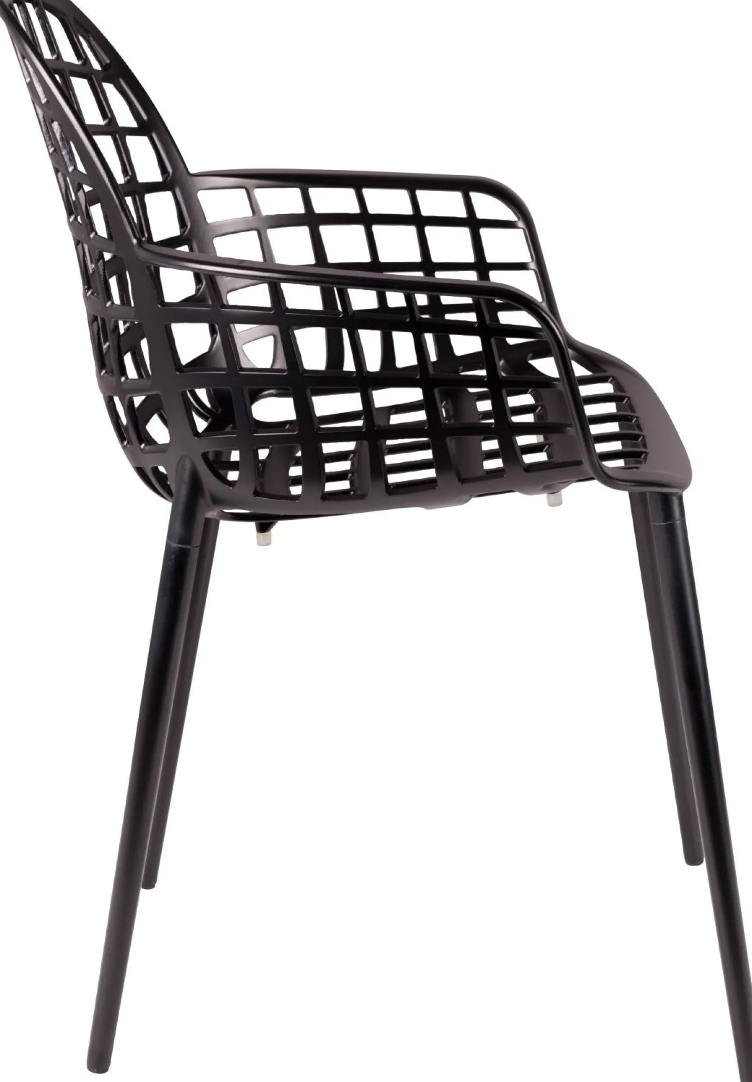 Tuinstoelen|Kuipstoelen-Zuiver Albert Kuip Garden (set van 2) Eetkamerstoel Black