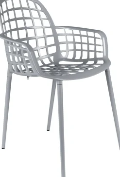 Tuinstoelen|Kuipstoelen-Zuiver Albert Kuip Garden (set van 2) Eetkamerstoel Light Grey