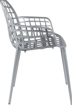 Tuinstoelen|Kuipstoelen-Zuiver Albert Kuip Garden (set van 2) Eetkamerstoel Light Grey