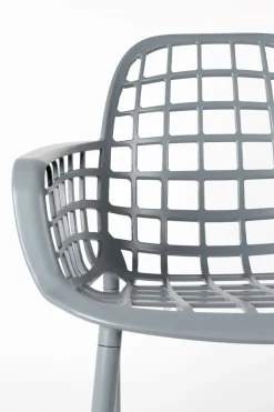 Tuinstoelen|Kuipstoelen-Zuiver Albert Kuip Garden (set van 2) Eetkamerstoel Light Grey