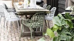 Tuinstoelen|Kuipstoelen-Zuiver Albert Kuip Garden (set van 2) Eetkamerstoel Green