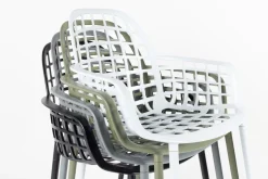 Tuinstoelen|Kuipstoelen-Zuiver Albert Kuip Garden (set van 2) Eetkamerstoel Green