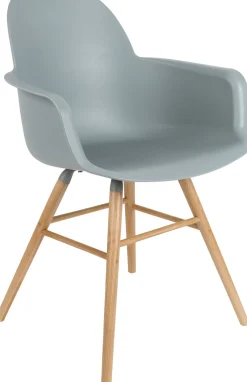 Kuipstoelen|Eetkamerstoelen Met Armleuning-Zuiver Albert Kuip (set van 2) Armstoel Light Grey