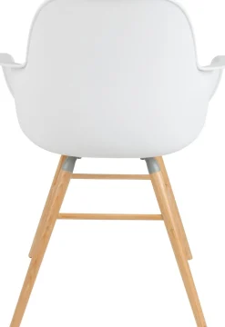 Kuipstoelen|Eetkamerstoelen Met Armleuning-Zuiver Albert Kuip (set van 2) Armstoel White
